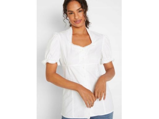 B.P.C bluzka w stylu ludowym biała r.56