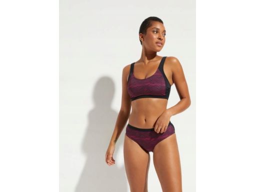 B.P.C bikini czarno-różowe we wzory 36.