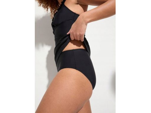 B.P.C tankini czarne z falbankami i figami r.54