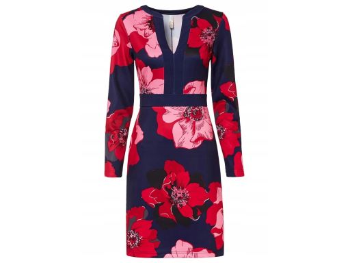 B.P.C ołówkowa sukienka w duże kwiaty 36/38.