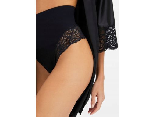 B.P.C stringi modelujące czarne z koronką r.S