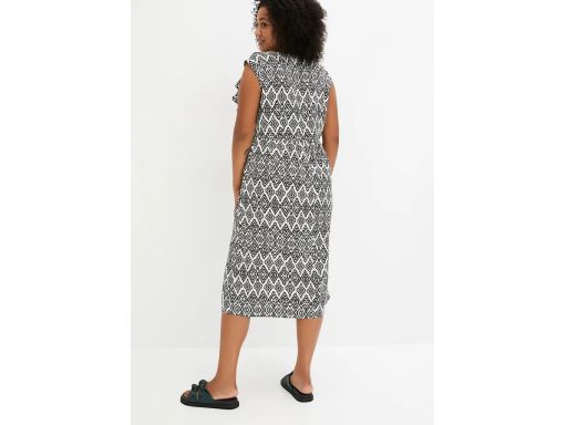 B.P.C sukienka we wzory midi bez rękawów 46.
