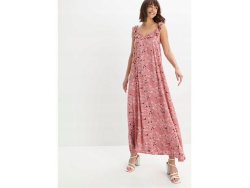 B.P.C długa sukienka z nadrukiem r.36