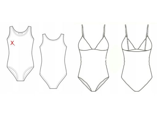 B.P.C kostium kąpielowy modelujący czarny z siateczką 38.