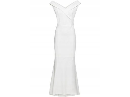 B.P.C sukienka wieczorowa śmietankowa r.38