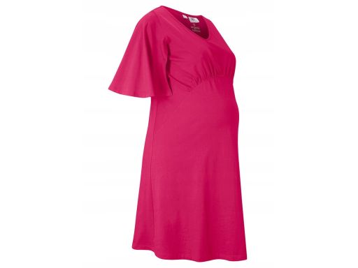 B.P.C sukienka ciążowa malinowa bawełna 44/46.