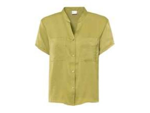 B.P.C bluzka koszulowa zielona satynowa 38.