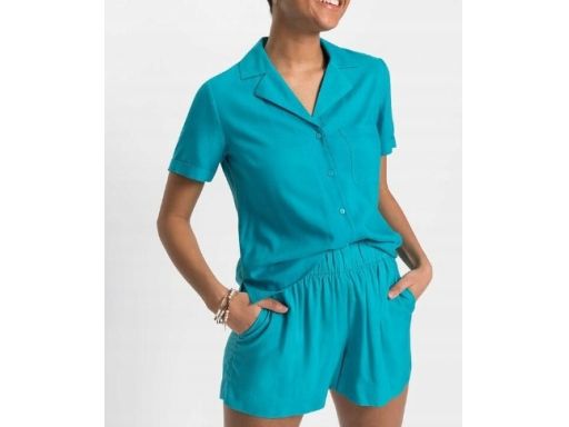 B.P.C niebieska bluzka koszulowa r.44