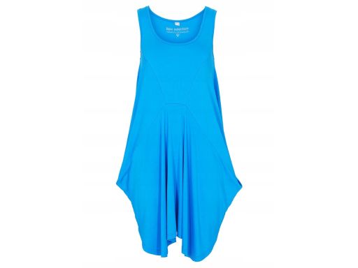 B.P.C asymetryczny długi top niebieski oversize ^40/42