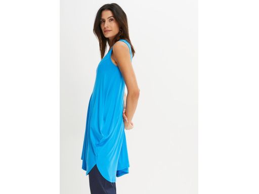 B.P.C asymetryczny długi top niebieski oversize ^40/42