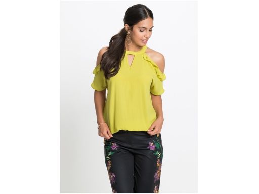 B.P.C bluzka damska limonkowa: r. 42