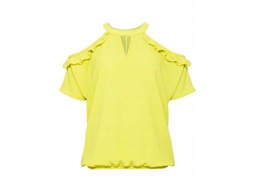 B.P.C bluzka damska limonkowa: r. 42