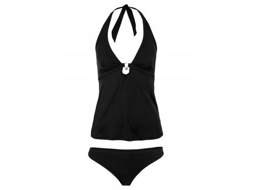 B.P.C tankini czarne wiązane z figami 46.