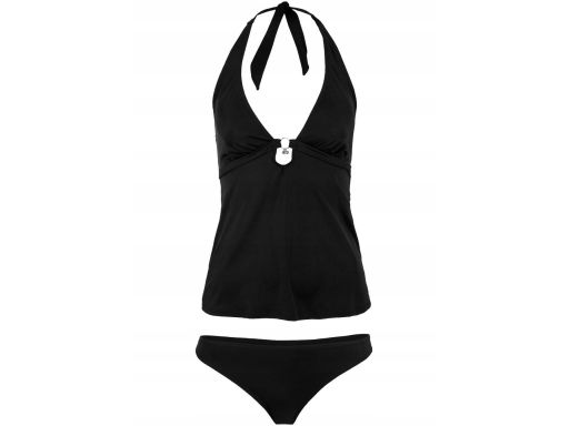 B.P.C tankini czarne wiązane z figami 46.