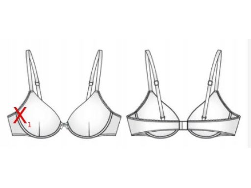 B.P.C tankini czarne wiązane z figami 46.