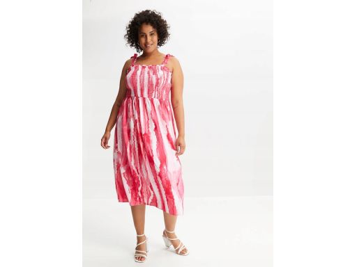 B.P.C sukienka midi z nadrukiem letnia ^44