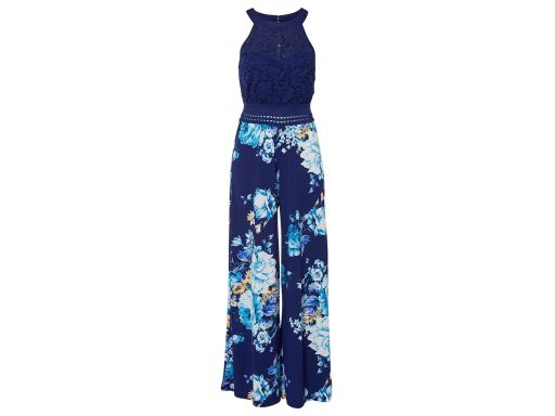 B.P.C kombinezon z koronką i dołem w kwiaty 36.