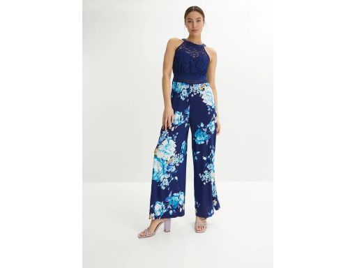 B.P.C kombinezon z koronką i dołem w kwiaty 36.