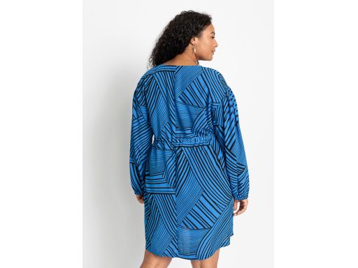 B.P.C. niebieska sukienka we wzory 46.