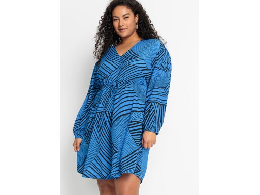 B.P.C. niebieska sukienka we wzory 46.