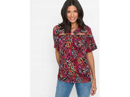 B.P.C bluzka z wiskozy z wycięciami 36/38.