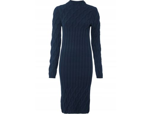 B.P.C dzianinowa sukienka granatowa 40/42.