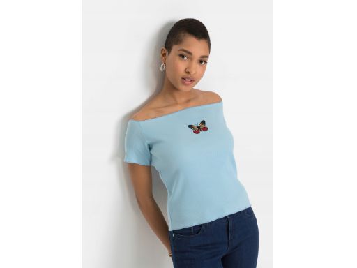 B.P.C bluzka prążkowana odkryte ramiona 48/50.