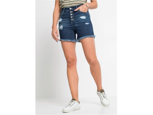 B.P.C krótkie spodenki jeansowe z dziurami 32.