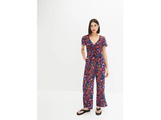 B.P.C kombinezon z wiskozy w kolorowe wzory 50.