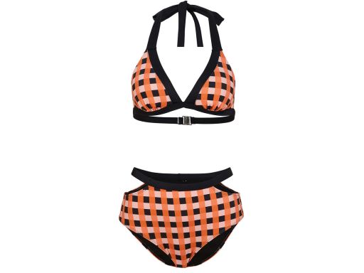 B.P.C bikini trójkątne miseczki w kratkę ^36(70B)
