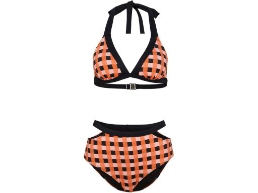 B.P.C bikini trójkątne miseczki w kratkę ^36(70B)