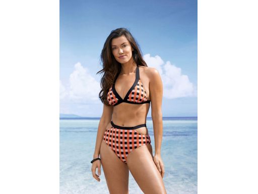 B.P.C bikini trójkątne miseczki w kratkę ^36(70B)