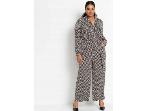 B.P.C kombinezon czarno-piaskowy we wzory ^36/38