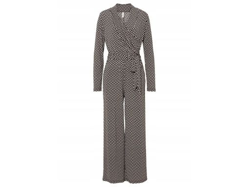 B.P.C kombinezon czarno-piaskowy we wzory ^36/38