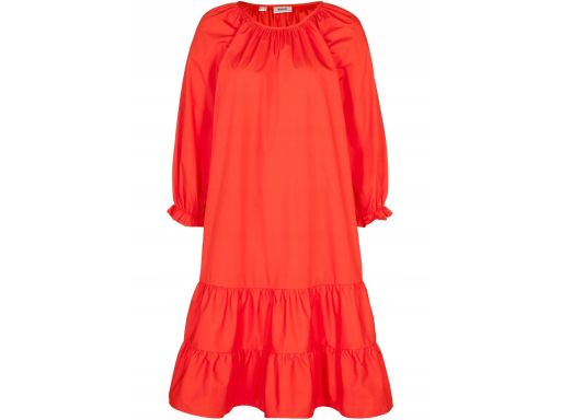 AG4922 bawełniana sukienka z falbanami r.42