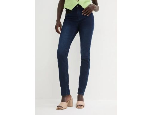 B.P.C jeansy skinny 7/8 ciemne ze strechem 38.