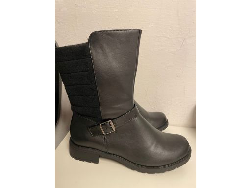 B.P.C kozaki eko skóra czarne r.39