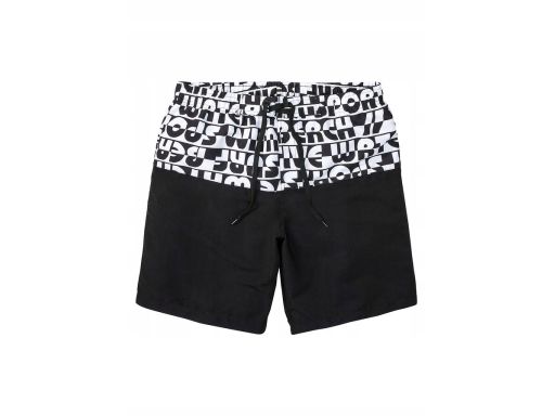 B.P.C męskie szorty kąpielowe czarne ze wzorami 60/62.