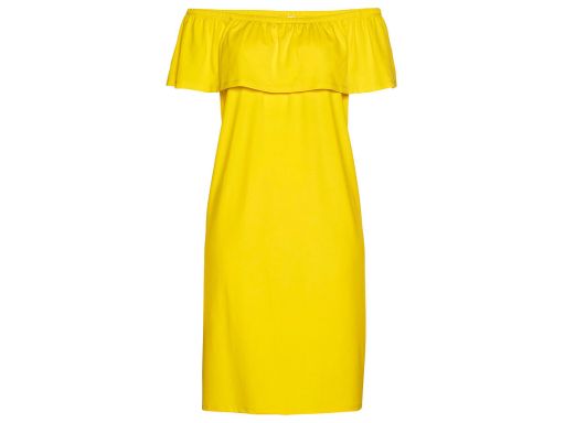 B.P.C Letnia sukienka carmen żółta ^40/42