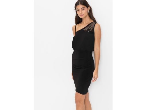 B.P.C sukienka na jedno ramię dżety 32/34.