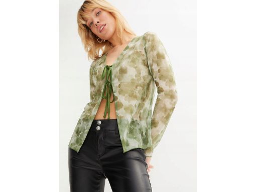 B.P.C bluzka sieteczkowa narzutka moro khaki^40/42