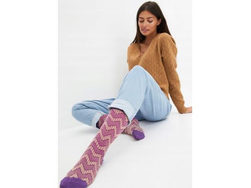 B.P.C. 4-pak skarpety dzianinowe z bawełny organicznej ^39-42