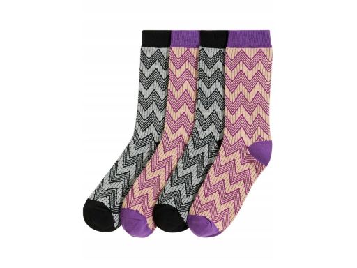 B.P.C. 4-pak skarpety dzianinowe z bawełny organicznej ^39-42