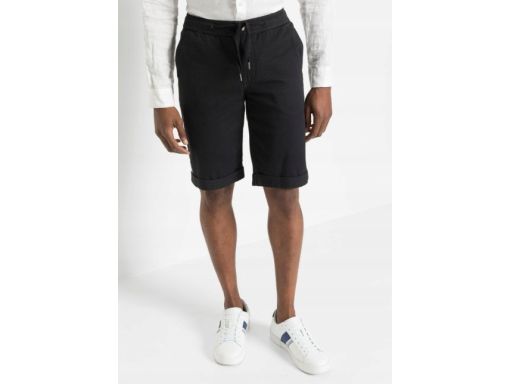 B.P.C spodenki bermudy czarne, lampasy r.48