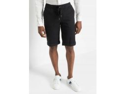 B.P.C spodenki bermudy czarne, lampasy r.48