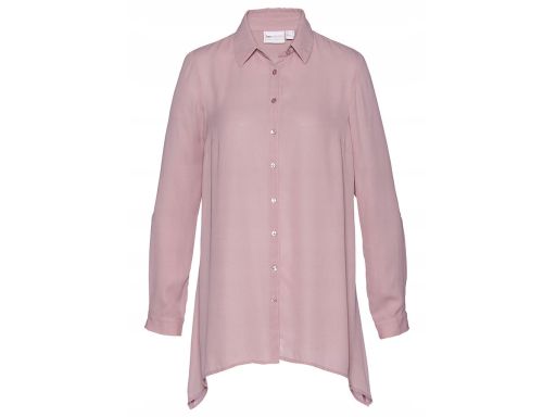 B.P.C koszula damska asymetryczna długa brudny pudrowy róż ^36