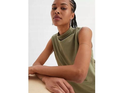 B.P.C bluzka top khaki bawełniana r.48/50