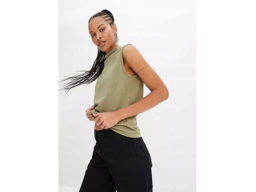 B.P.C bluzka top khaki bawełniana r.48/50
