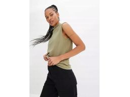 B.P.C bluzka top khaki bawełniana r.48/50