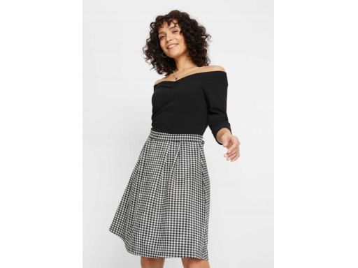 B.P.C sukienka modna carmen pepitka 36/38.